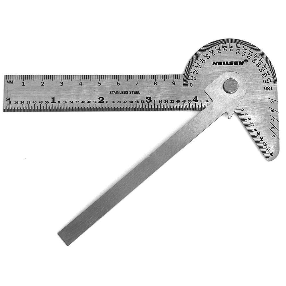 Rule and Protractor Angle Finder Multi Gauge - Car Builder Solutions