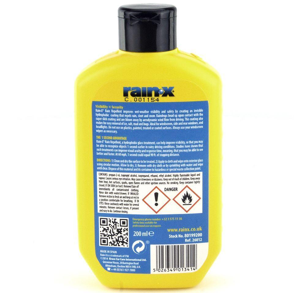 RAINX Rain Repellent 200ml - Car Builder Solutions