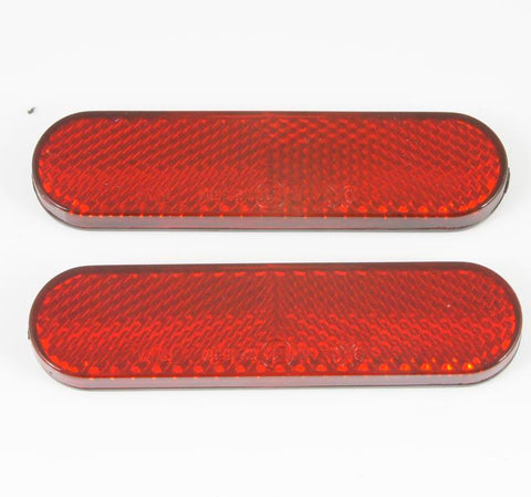 Red Rear Reflectors 96 x 25 Pair - Car Builder Solutions