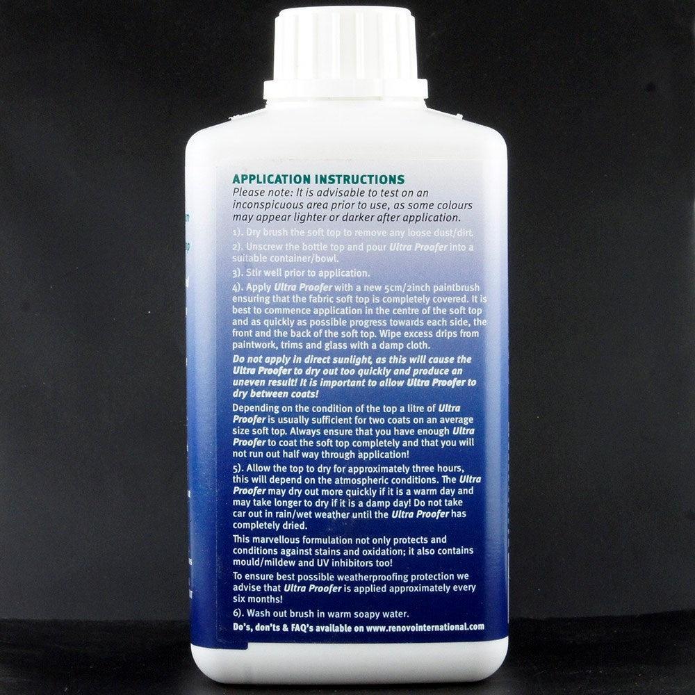 RENOVO Soft Top Ultra Proofer 500ml - Car Builder Solutions