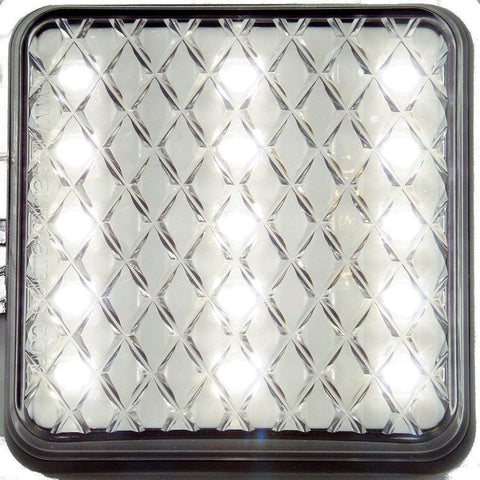 Surface Mount Square LED Reverse Light 80 x 80mm - Car Builder Solutions