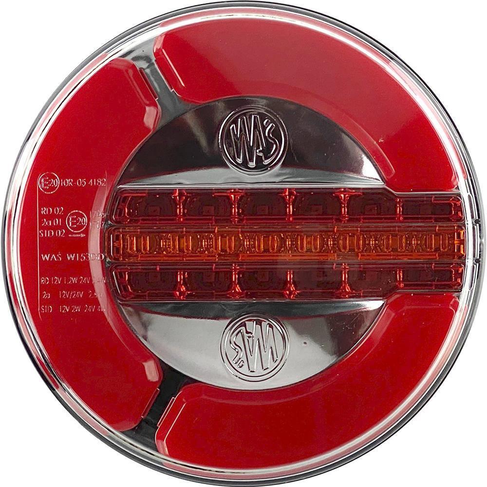 140mm LED Round Stop Tail and Sequencing Indicator Lamps Pair - Car Builder Solutions