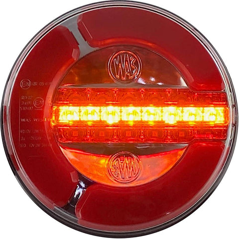 140mm LED Round Stop Tail and Sequencing Indicator Lamps Pair - Car Builder Solutions