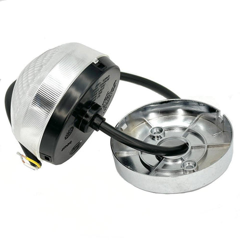 83mm Chrome Bezel LED Lamps Lucas Replacement - Car Builder Solutions