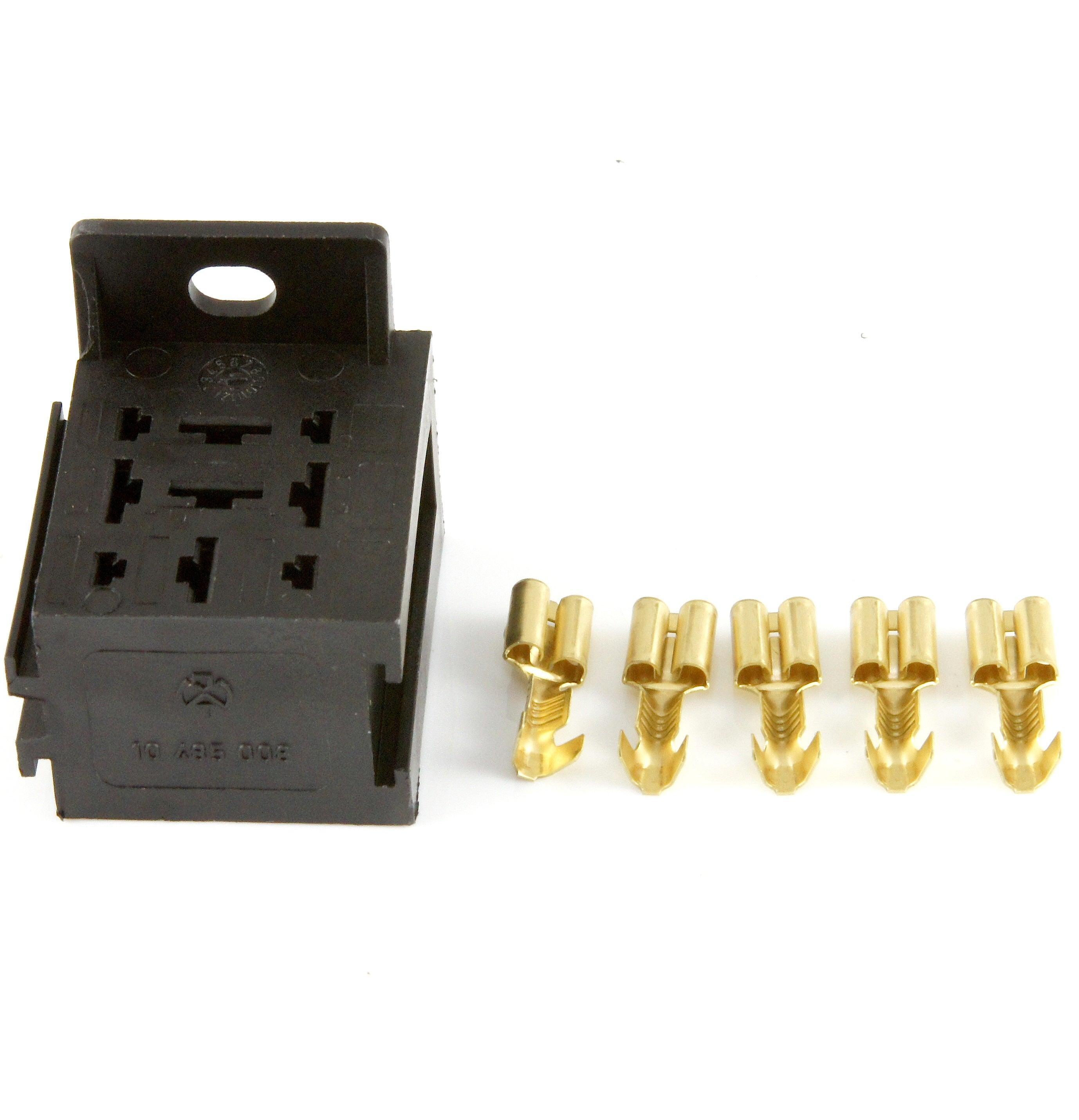 Black Single Relay Holder - Car Builder Solutions