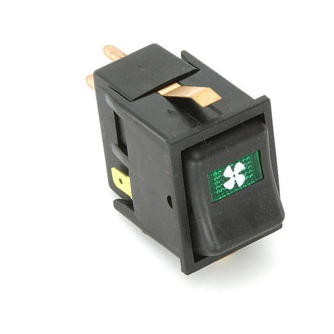 IVA Rocker Switch Fan Green - Car Builder Solutions