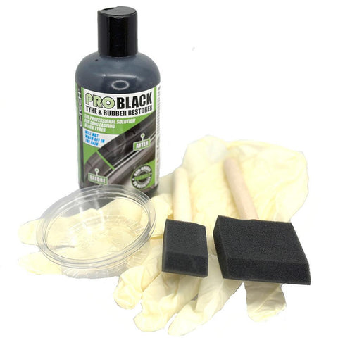 Black Tyre and Rubber Restorer Kit - Car Builder Solutions