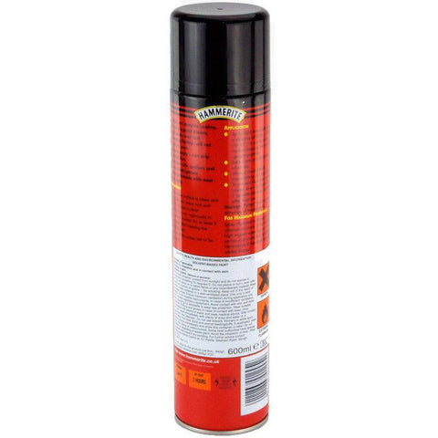 Hammerite Stonechip Aerosol Black 600ml - Car Builder Solutions