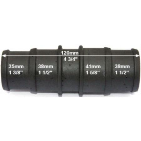 Black Nylon Stepped Reducer Joiner 35/38mm - 41/38mm - Car Builder Solutions