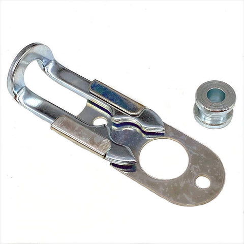 Plated Steel Slide Latch 45mm x 17mm - Car Builder Solutions