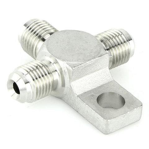 Stainless Steel M10 Male 'T' Block With Mounting Tab - Car Builder Solutions