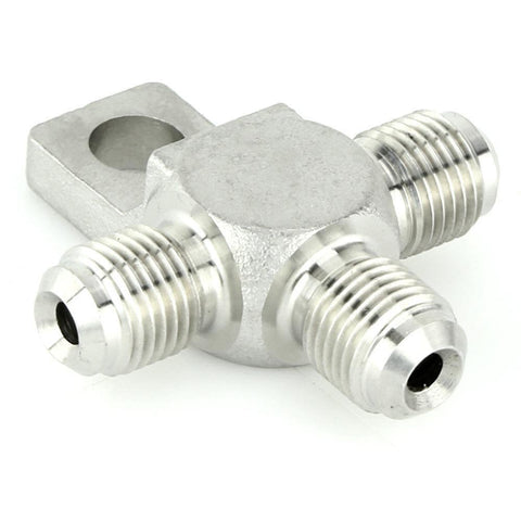 Stainless Steel M10 Male 'T' Block With Mounting Tab - Car Builder Solutions