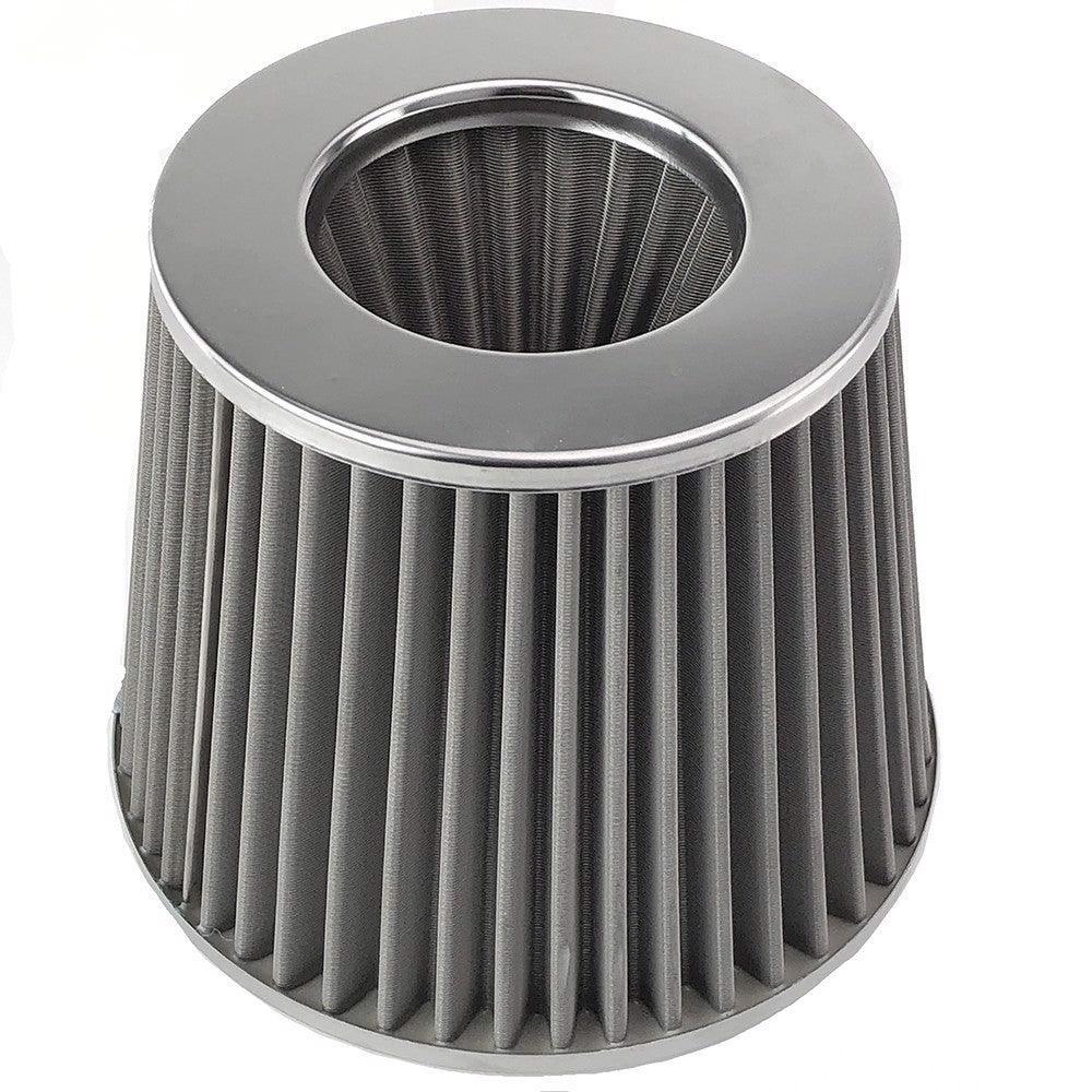 Stainless Mesh Dual Cone Air Filter - Car Builder Solutions