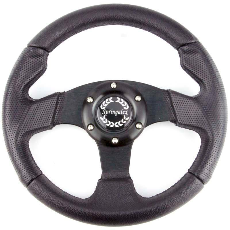 280mm Steering Wheel Brushed Aluminium - Car Builder Solutions