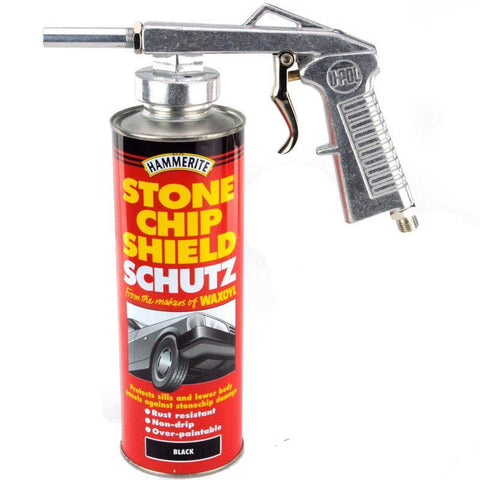 Hammerite Stonechip Schutz 1 Litre Black - Car Builder Solutions