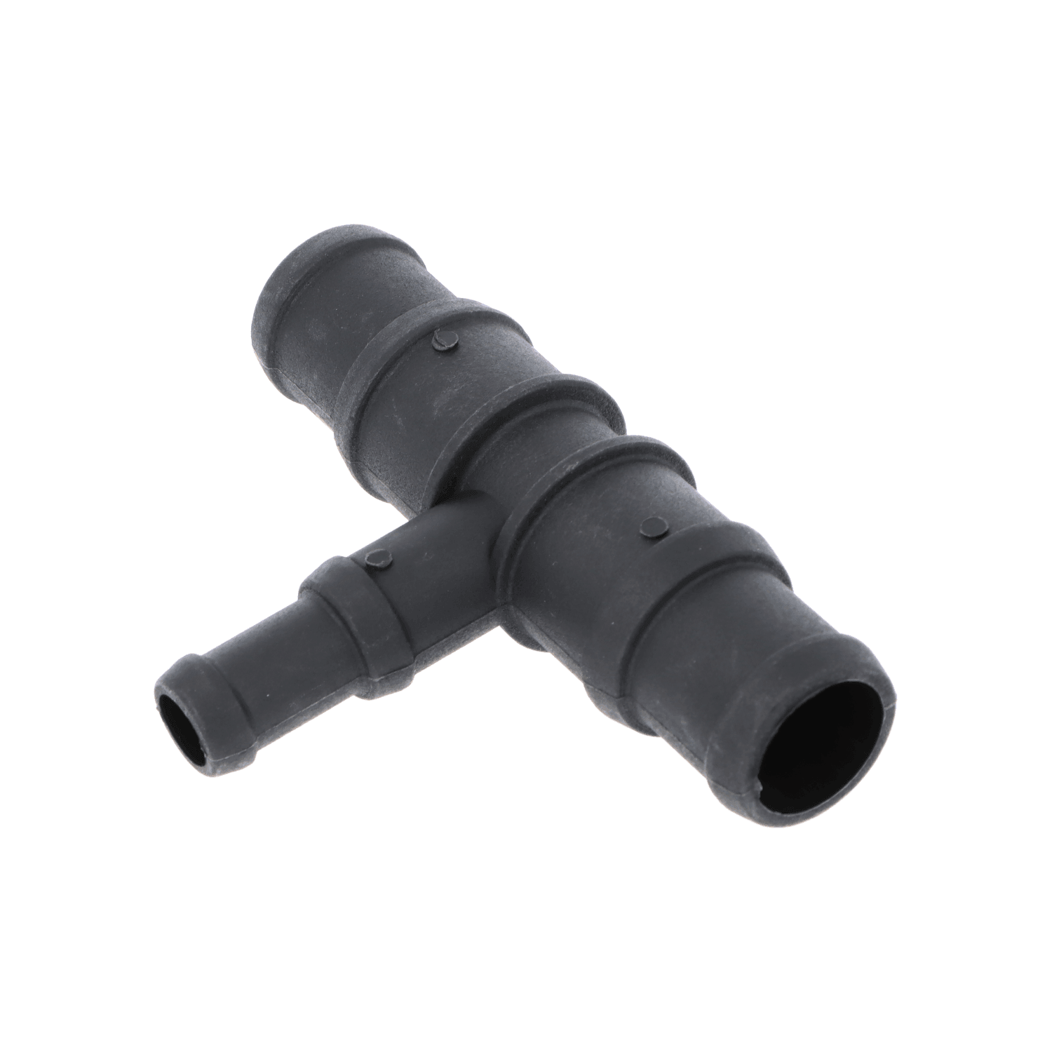 Black Nylon Stepped T Piece 22/25mm - 16/13mm - Car Builder Solutions