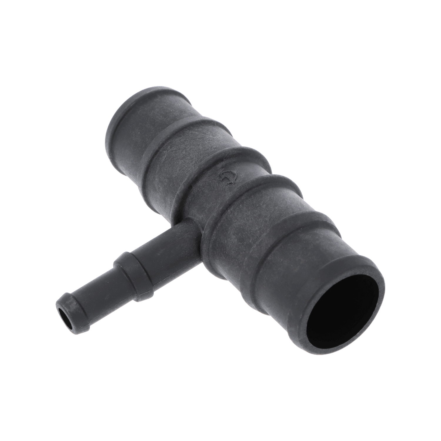 Black Nylon Stepped T Piece 35/38mm - 16/13mm - Car Builder Solutions