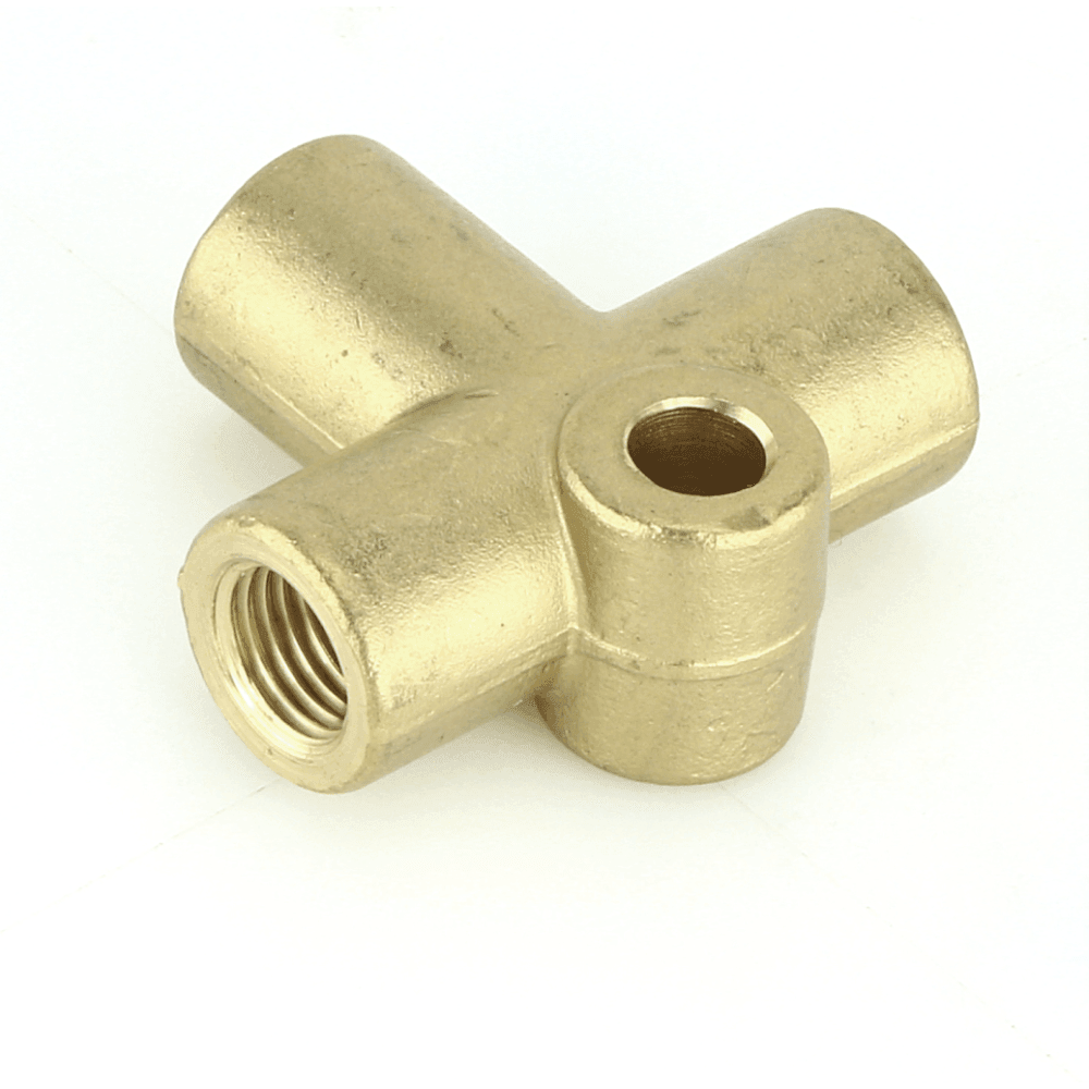 Brass Brake T Piece 3/8" UNF - Car Builder Solutions