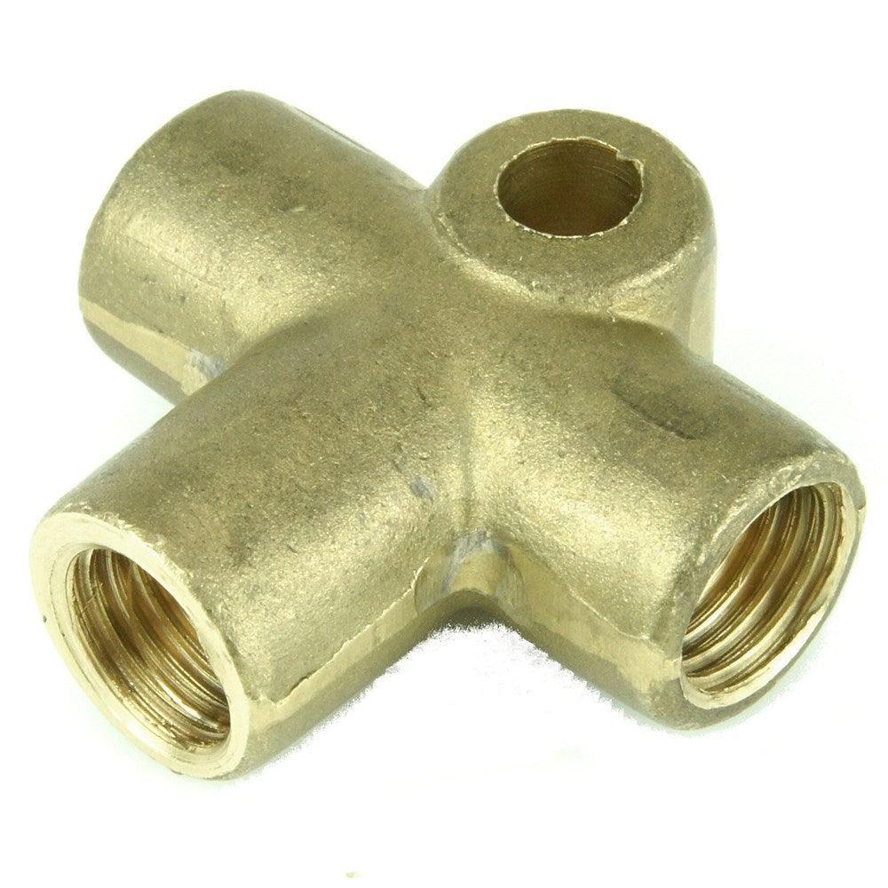 Brass T Piece 7/16" UNF - Car Builder Solutions