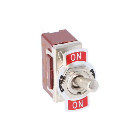 15 Amp Chrome Toggle Switch Single Pole OFF-ON - Car Builder Solutions