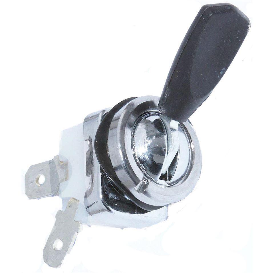 Lucas Style Black Paddle Toggle Switch Off On Spring Return - Car Builder Solutions