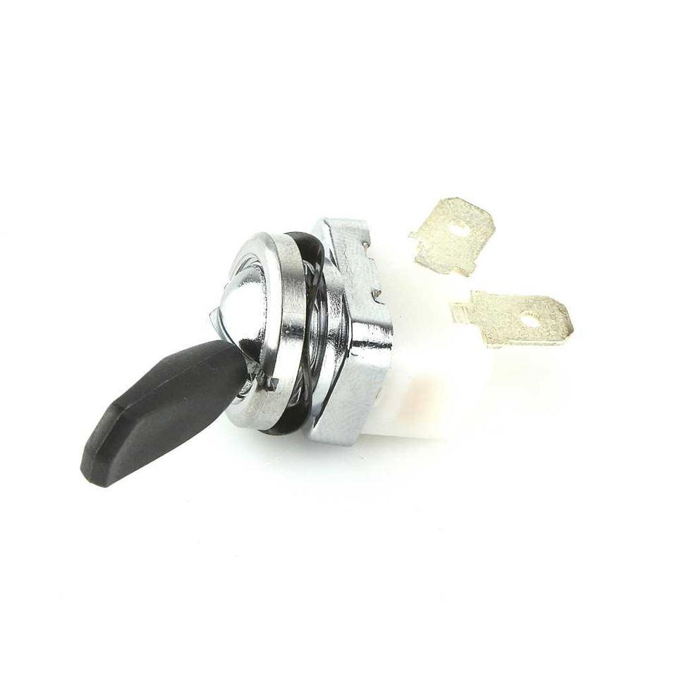 Lucas Style Black Paddle Toggle Switch Off On Spring Return - Car Builder Solutions