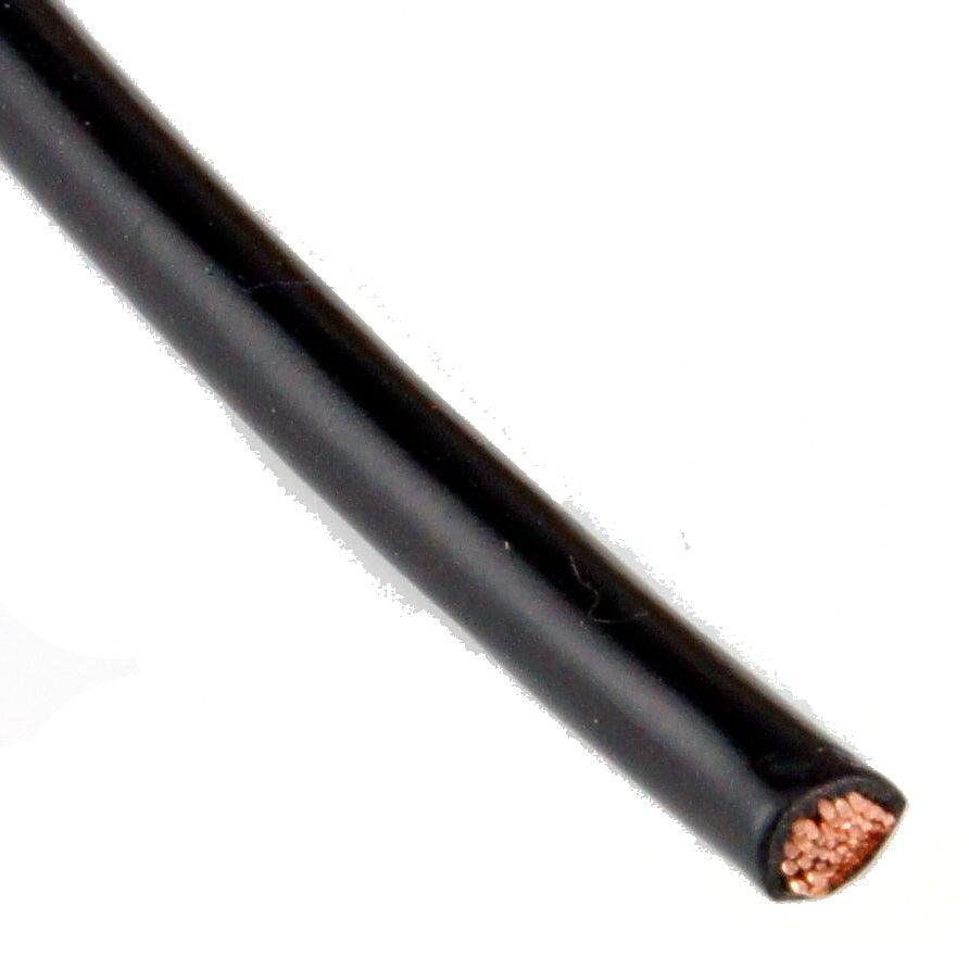 BLACK 38 Amp Thin Wall Cable By The Metre - Car Builder Solutions