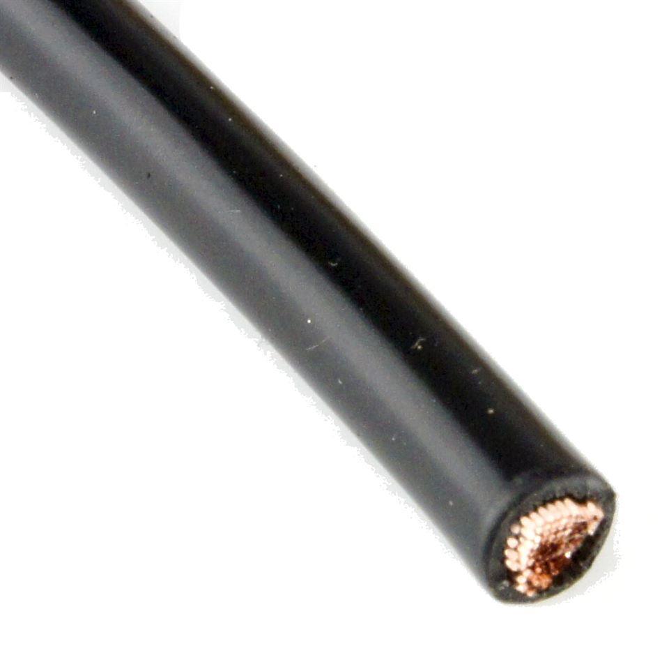 BLACK 63 Amp Thin Wall Cable By The Metre - Car Builder Solutions