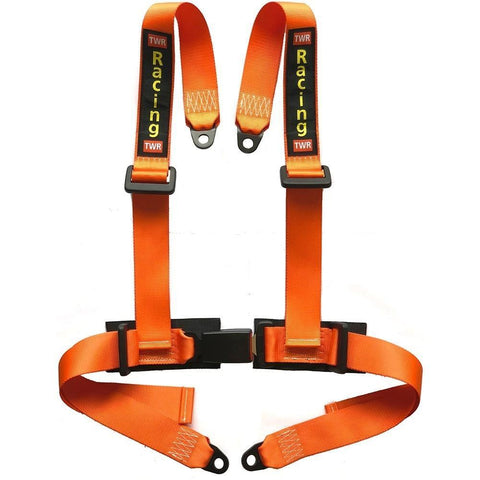 Orange TWR 4 Point Harness - Car Builder Solutions