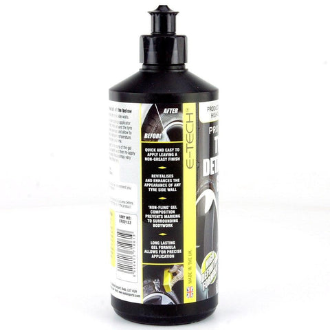 E-Tech Pro Class Tyre Detailing Gel 500ml - Car Builder Solutions