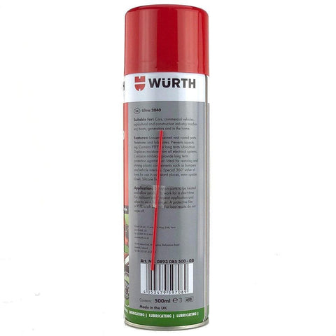 Multi Purpose Lubricant Aerosol 500ml - Car Builder Solutions