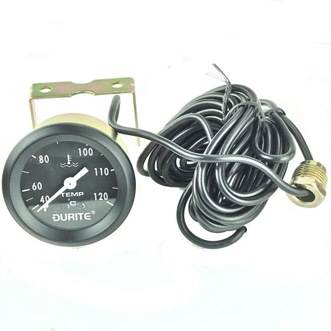 Mechanical Water Temperature Gauge 57mm Black - Car Builder Solutions