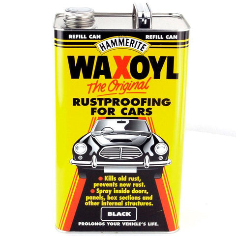 Hammerite Waxoyl Rustproofer 5 Litre Black - Car Builder Solutions