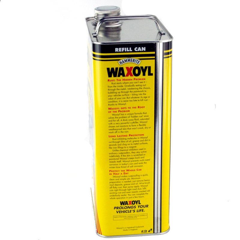 Hammerite Waxoyl Rustproofer 5 Litre Clear - Car Builder Solutions