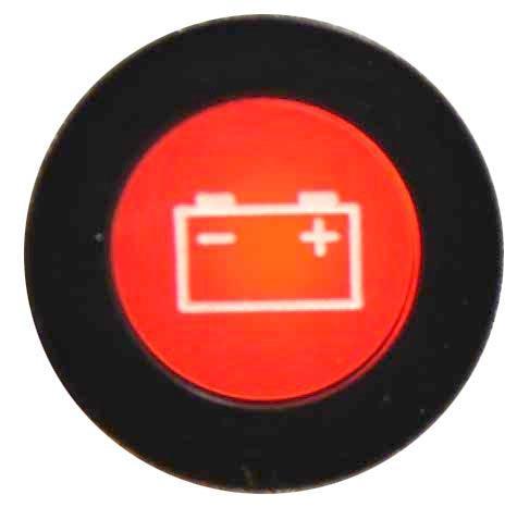 LED Black Bezel Warning Light Ignition - Car Builder Solutions