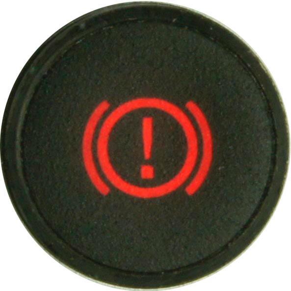 Black Bezel Hidden Legend Warning Light BRAKE - Car Builder Solutions