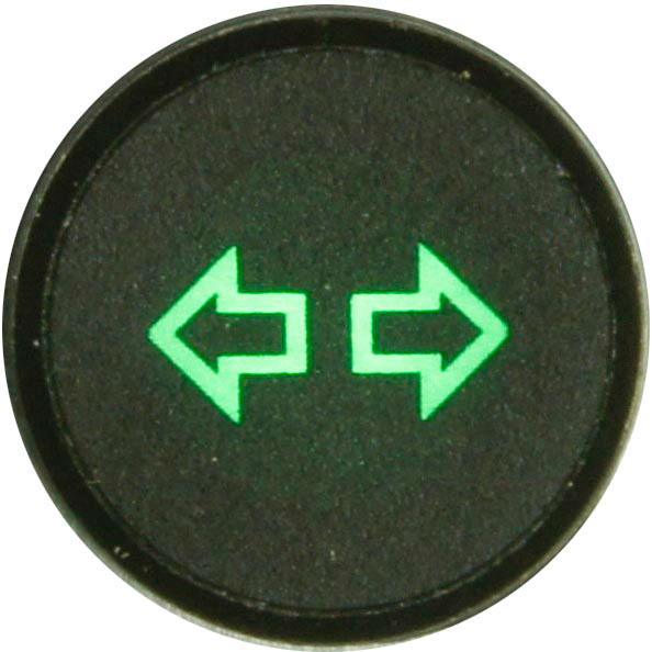 Black Bezel Hidden Legend Warning Light DOUBLE INDICATOR - Car Builder Solutions