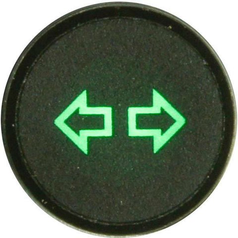 Black Bezel Hidden Legend Warning Light DOUBLE INDICATOR - Car Builder Solutions